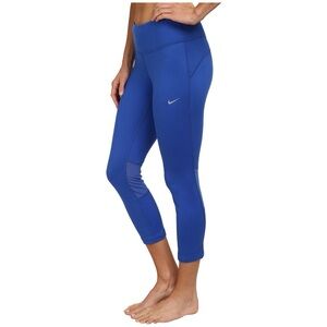 Nike Epic Run Dri-Fit Blue Crop Legging Pants size small